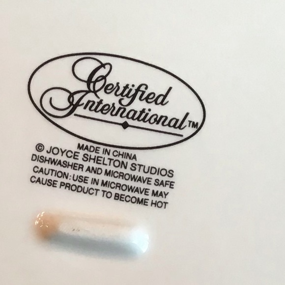 NWOT Stunning design Ceramic Serving Bowl 13” Round - Picture 4 of 6